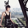 Jessica Minh Anh staged a floating catwalk on the Seine river