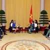 Vice State President receives the US Second Lady