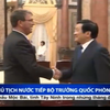 Vietnamese leaders receive US Defence Secretary