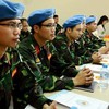 Vietnam sends more troops on UN peacekeeping missions