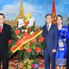 Politburo member Le Hong Anh attends Laos’s 40th anniversary