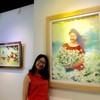 3D flower painting exhibition kicks off in Hanoi