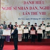 Prestigious art awards announced in Hanoi