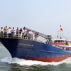 High-capacity fishing ship launched in Quang Binh