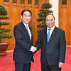 Prime Minister greets Japanese Foreign Minister