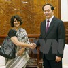 President Tran Dai Quang thanks out-going UN Resident Coordinator