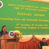 Asian parliamentary assembly meeting