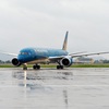 Typhoon roke affects flight plans