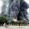 Massive fire ruins Northern border market
