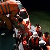 Five crew members saved from sunken vessel