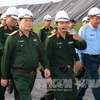 Defence Minister inspects dioxin decontamination at Danang airport