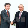 Prime Minister welcomes Yonhap President