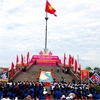Flag raised in Quang Tri province to mark Vietnam’s reunification