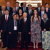 Party chief Nguyen Phu Trong greets APPF-26 delegation heads