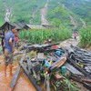 Money assistance to flood victims in Ha Giang