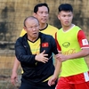 Vietnam national football team on active training in ROK