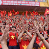 Fans show their support for Vietnam’s Olympic football team