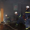 Fire breaks out at apartment block