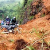 Hà Giang repairs landslide road due to heavy rain
