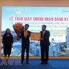 Bà Rịa-Vũng Tàu grants investment certificate for $1.2b chemical project