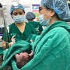 Giving birth using hysteroscopy