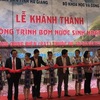 Vietnam’s only water pump without electricity project inaugurated