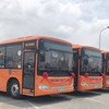 Bus route linking Ha Dong district and Noi Bai airport put into operation
