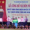 Phu Yen’s Tay Hoa district recognised as new-style rural area