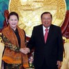 NA Chairwoman meets Lao top leader