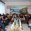 NA Chairman Nguyen Thi Kim Ngan visits Lao Vientiane Province