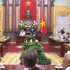 Vice President receives national contributors from Hau Giang province