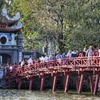 Visiting pagodas during Tết