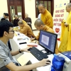 Buddhist monks, followers register for blood, organ donation