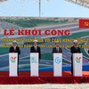 Work begins on road connecting Thanh Hoa city with Tho Xuan airport