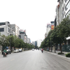 Hanoi street in days of fighting with COVID 19