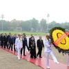 Parliamentarians pay tribute to President Ho Chi Minh