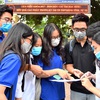 Vietnamese high-school students finish graduation exam amid coronavirus resurgence