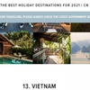 Vietnam listed among top destinations after COVID-19
