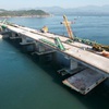 Final segment of Van Don – Mong Cai Expressway’s longest bridge connected