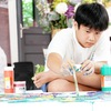 Kid painter sells artworks to raise VND3bln for COVID-19 fight