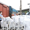 Transporting medical equipment to Ho Chi Minh City