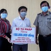 Ministry of Justice supports pandemic-hit people in Kien Giang