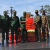 More than 100 life jackets presented to Cambodian border guards