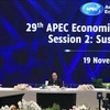 President delivers speech at APEC second session