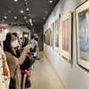 Ho Chi Minh City Fine Arts Association hosts silk painting exhibition
