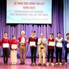 Vallet scholarships were presented to 155 excellent students