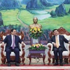 PM Pham Minh Chinh meets with Party General Secretary, President of Laos