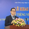 Vietnamese language course opened for Lao ICT personnel