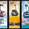 New stamp collection features Vietnamese cable cars