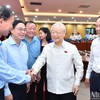 Party leader meets Hanoi voters ahead of NA's coming session